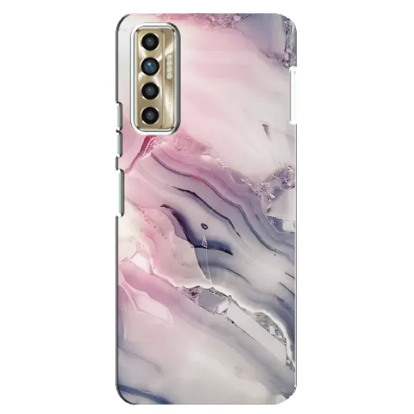 Чехол с принтом «Пурпурный Мрамор» для TECNO Camon 17P (CG7n)