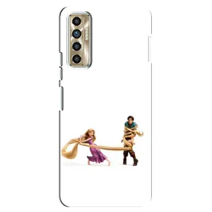 Чехол Рапунцель для TECNO Camon 17P (CG7n) (Рапунцель и Флин)