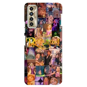 Чехол Рапунцель для TECNO Camon 17P (CG7n) (Коллаж Рапунцель)