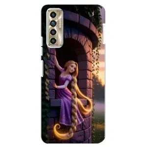 Чехол Рапунцель для TECNO Camon 17P (CG7n) (Рапунцель на башне)