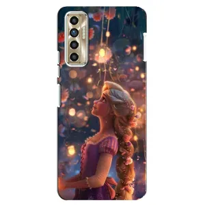 Чехол Рапунцель для TECNO Camon 17P (CG7n) (Рапунцель фонарики)