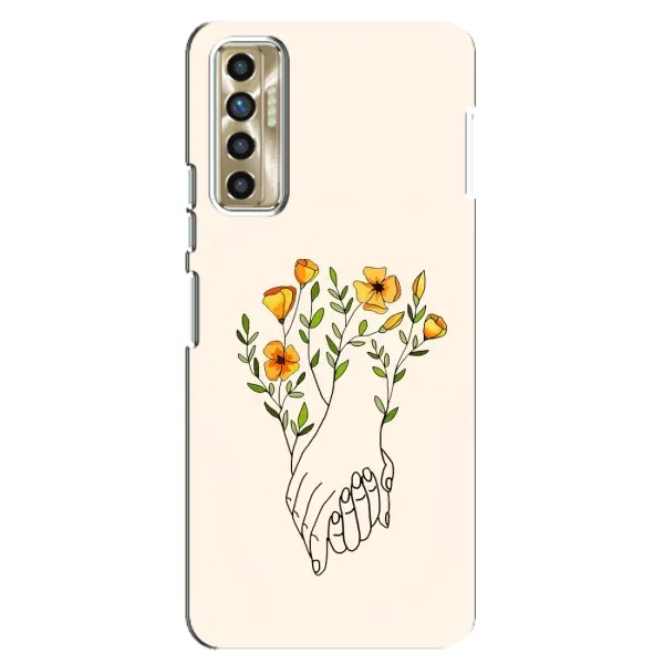 Чехол с принтом «Руки любви» для TECNO Camon 17P (CG7n)