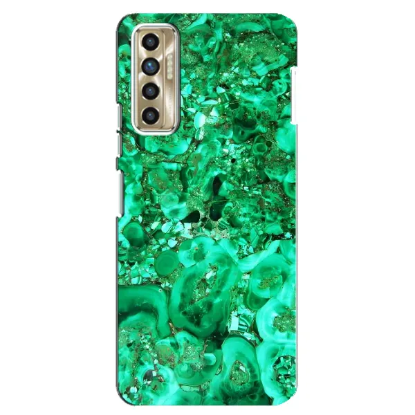 Чехол с принтом «Салатный Мрамор» для TECNO Camon 17P (CG7n)