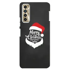 Різдвяні Чохли для TECNO Camon 17P (CG7n) (VPrint) (Санта Крісмас)