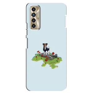 Чехлы с картинкой собаки Патрон для TECNO Camon 17P (CG7n) (AlphaPrint) (Сапер Пес)