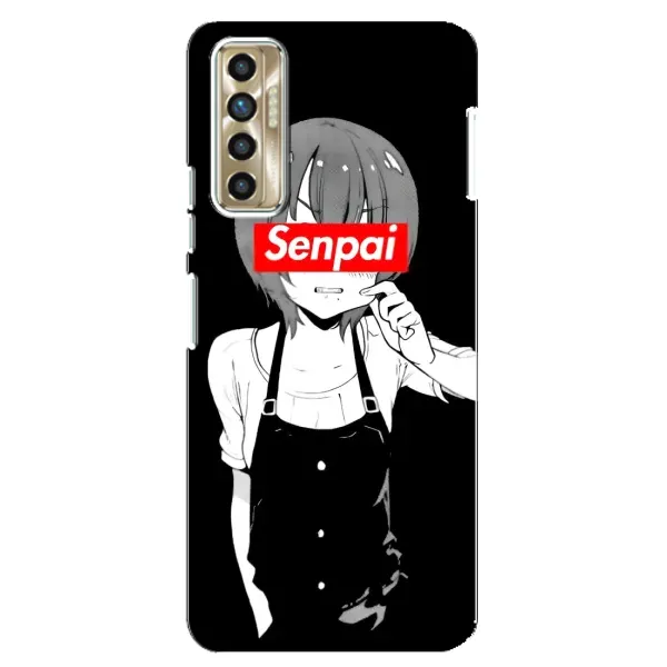 Чохол з принтом «Senpai» для TECNO Camon 17P (CG7n)