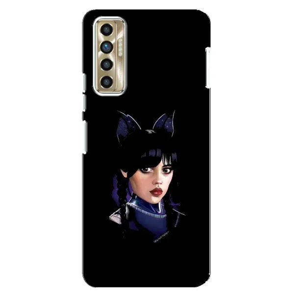 Чохол з принтом «серйозна Венздей» для TECNO Camon 17P (CG7n)