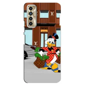 Чехлы для TECNO Camon 17P (CG7n) - Скрудж МакДак Louis Vuitton (PREMIUMPrint) (Скрудж ЛВ)