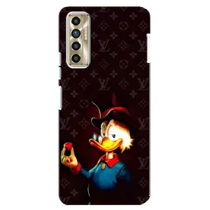 Чехлы для TECNO Camon 17P (CG7n) - Скрудж МакДак Louis Vuitton (PREMIUMPrint) (Скрудж с бриллиантом)