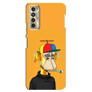 Чехлы с Обезьянами NFT для TECNO Camon 17P (CG7n) (AlphaPrint) (Скучающая Обезьяна NFT)