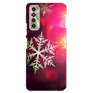 Чехол с принтом «Снежинка» для TECNO Camon 17P (CG7n)