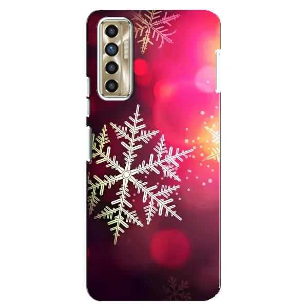 Чехол с принтом «Снежинка» для TECNO Camon 17P (CG7n)