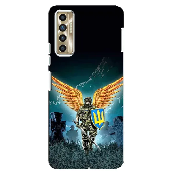 Чехол с принтом «Солдат ЗСУ» для TECNO Camon 17P (CG7n) Чехол с принтом «Солдат ЗСУ» для TECNO Camon 17P (CG7n)