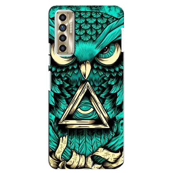 Чехол с принтом «Сова с глазом» для TECNO Camon 17P (CG7n) Чехол с принтом «Сова с глазом» для TECNO Camon 17P (CG7n)