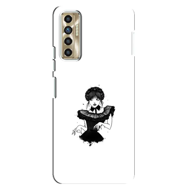 Чохол з принтом «танець Венздей» для TECNO Camon 17P (CG7n)