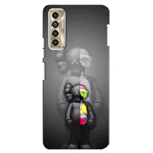 Чехлы для TECNO Camon 17P (CG7n) - Bearbrick Louis Vuitton (PREMIUMPrint) (Тело Bearbrick)