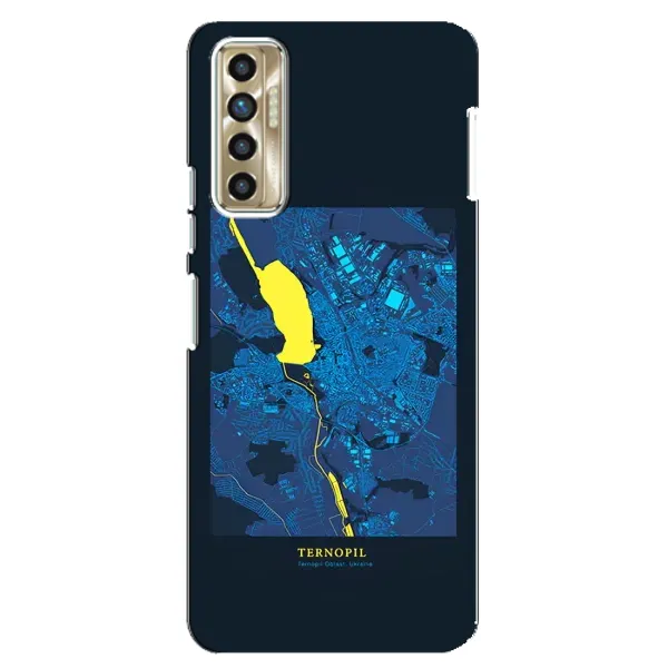 Чехол с принтом «Тернополь» для TECNO Camon 17P (CG7n)
