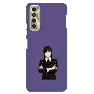Чохли Венсдей на TECNO Camon 17P (CG7n) Уенсдей (AlphaPrint)