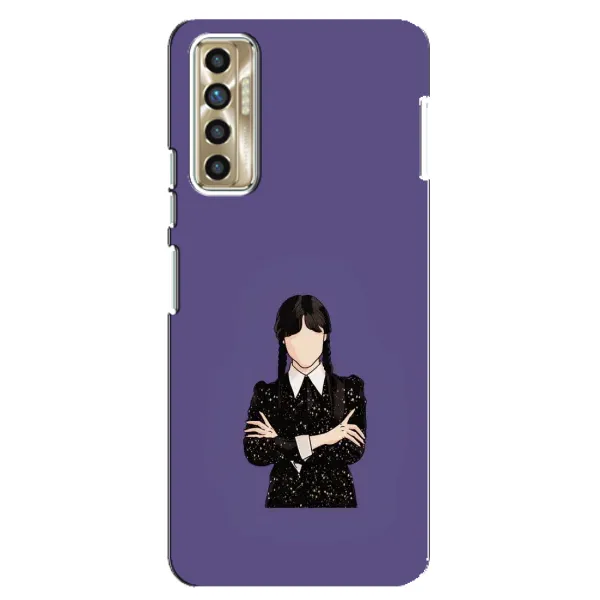 Чохол з принтом «Венздей у чорному» для TECNO Camon 17P (CG7n)