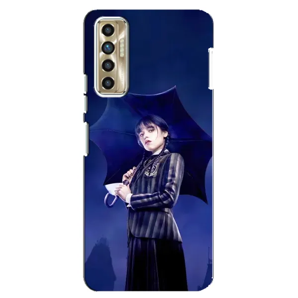 Чохол з принтом «Венздей з парасолькою» для TECNO Camon 17P (CG7n)