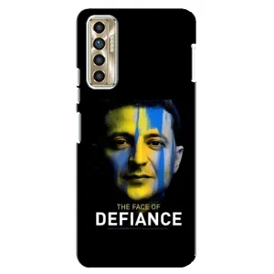 Чехол для TECNO Camon 17P (CG7n) (AlphaPrint - с принтом Зеленского) (В. Зеленский)