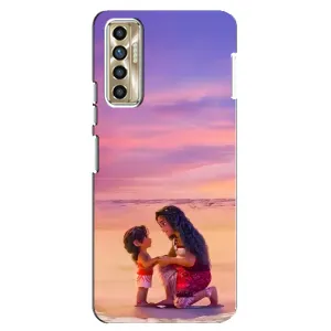Чехол с мультфильмом Моана TECNO Camon 17P (CG7n) (Маленькая Ваяна)