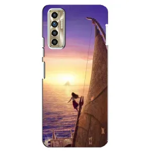 Чехол с мультфильмом Моана TECNO Camon 17P (CG7n) (Закат Ваяна)