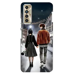 Чехол с принтом «Уэнздей и Тайлер» для TECNO Camon 17P (CG7n)