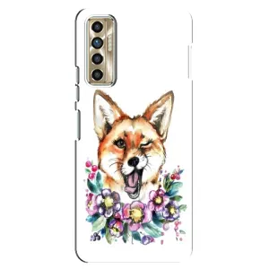 Чехлы с картинкой Лисички для TECNO Camon 17P (CG7n) (VPrint) (Веселая лисичка)