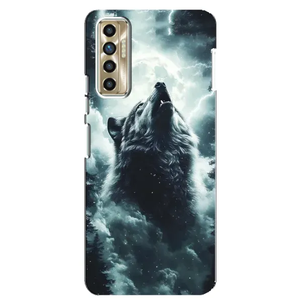 Чехол с принтом «Волк в облаках» для TECNO Camon 17P (CG7n) Чехол с принтом «Волк в облаках» для TECNO Camon 17P (CG7n)