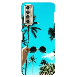 Силиконовый чехол с КАРТИНКАМИ лето для TECNO Camon 17P (CG7n) (AlphaPrint)