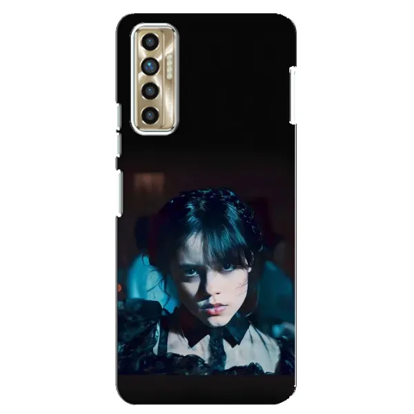 Чохол з принтом «погляд Венздей» для TECNO Camon 17P (CG7n)