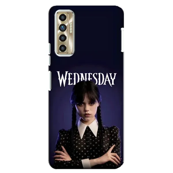Чехол с принтом «Wednesday» для TECNO Camon 17P (CG7n)