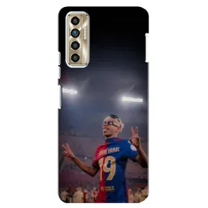 Чехол с футболистом Ламин Ямаль TECNO Camon 17P (CG7n) (Ямаль на стадионе)