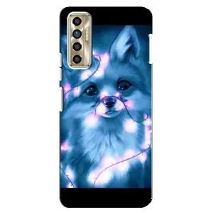 Чехлы с картинкой Лисички для TECNO Camon 17P (CG7n) (VPrint) (Яркая лисичка)
