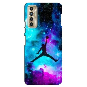 Чохли для TECNO Camon 17P (CG7n) - з картинкою JORDAN (AlphaPrint) (Яскравий Джордан)
