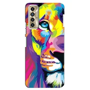 Чохол з принтом «Яскравий Лев» для TECNO Camon 17P (CG7n)