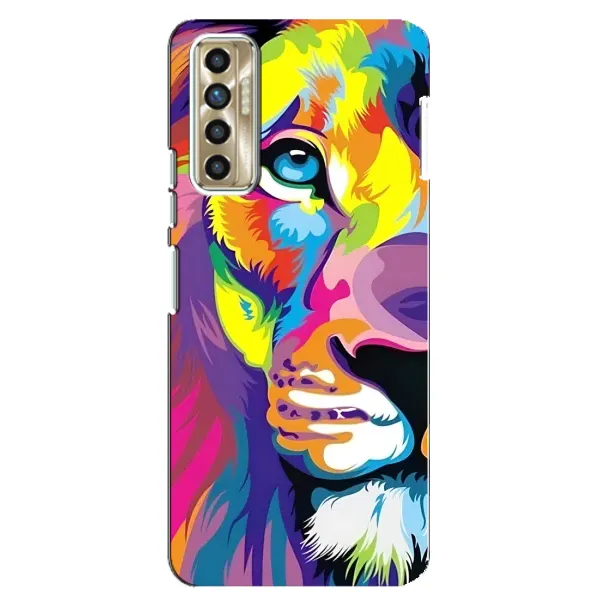 Чохол з принтом «Яскравий Лев» для TECNO Camon 17P (CG7n)