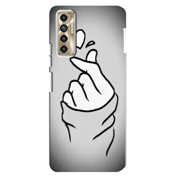 Чехол с принтом «Значок Love» для TECNO Camon 17P (CG7n)