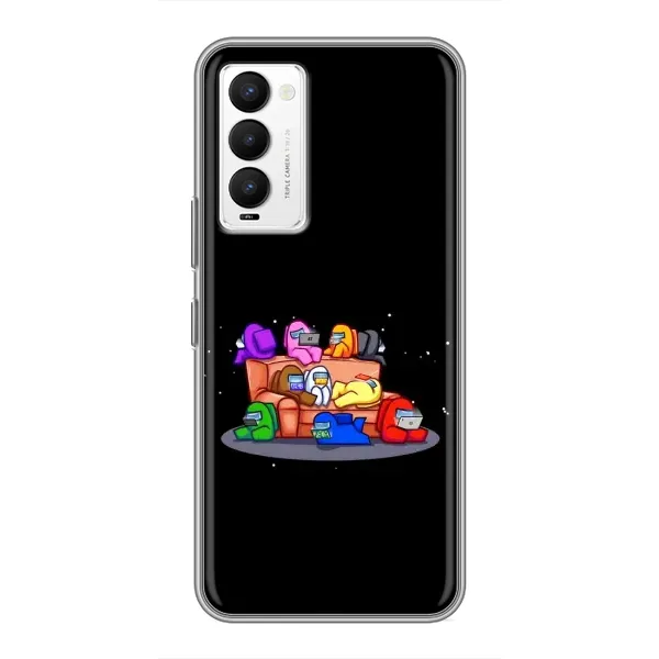 Чехол с принтом «Амонг-ас» для TECNO Camon 18 / Camon 18P Чехол с принтом «Амонг-ас» для TECNO Camon 18 / Camon 18P