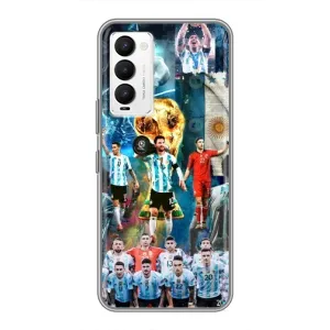 Чехлы Месси для Tecno Camon 18 / Camon 18P (AlphaPrint) (Аргентина Месси)