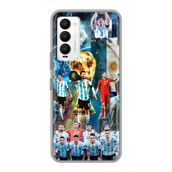 Чохол з принтом «Аргентина Мессі» для TECNO Camon 18 / Camon 18P