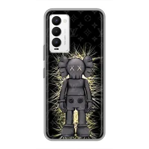 Чехлы для Tecno Camon 18 / Camon 18P - Bearbrick Louis Vuitton (PREMIUMPrint) (Bearbrick LV)