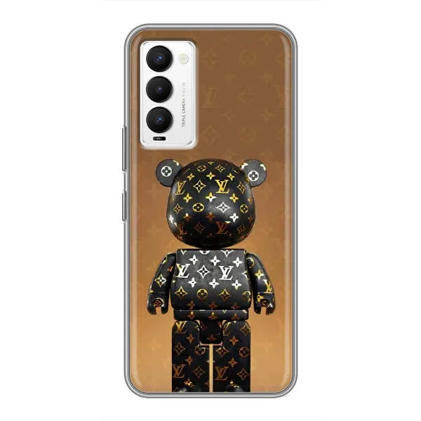Чехол с принтом «Bearbrick» для TECNO Camon 18 / Camon 18P