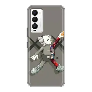 Чехлы для Tecno Camon 18 / Camon 18P - Bearbrick Louis Vuitton (PREMIUMPrint) (Беарбрик Джордан)
