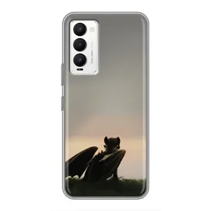 Чехол как приручить дракона на Tecno Camon 18 / Camon 18P (Беззубик)