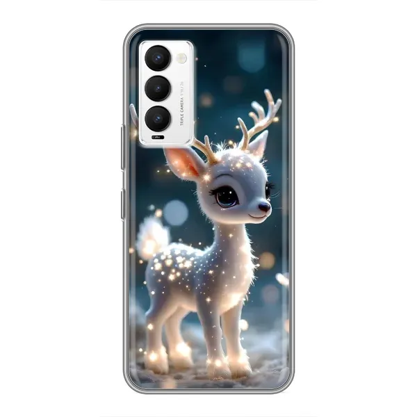 Чохол з принтом «Блискуче оленятко» для TECNO Camon 18 / Camon 18P Чохол з принтом «Блискуче оленятко» для TECNO Camon 18 / Camon 18P