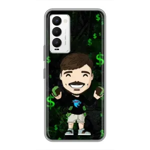 Чехол с принтом «Блогер Beast» для TECNO Camon 18 / Camon 18P