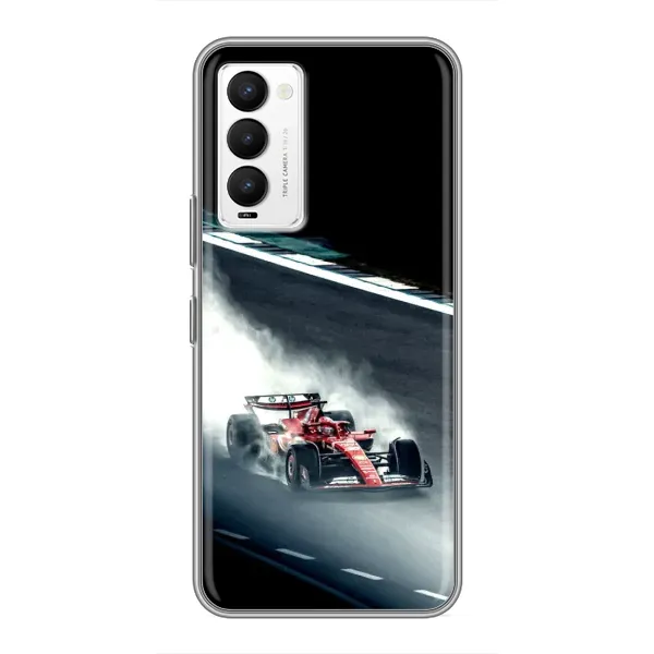 Чехол с принтом «Болид гоночный» для TECNO Camon 18 / Camon 18P