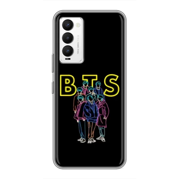 Чехол с принтом «BTS стайл» для TECNO Camon 18 / Camon 18P Чехол с принтом «BTS стайл» для TECNO Camon 18 / Camon 18P